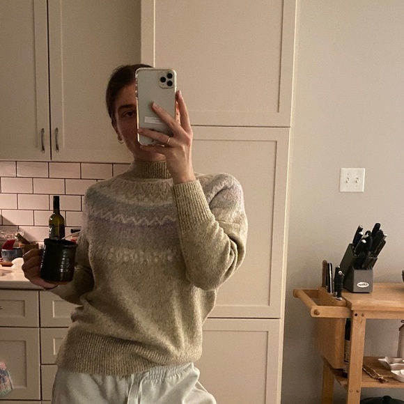 Tea / Ricks Multicolor Patterned Sweater - Picture 6 of 7